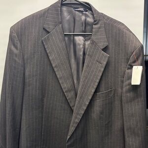 Brooks Brothers Charcoal Pinstripe Suit Jacket